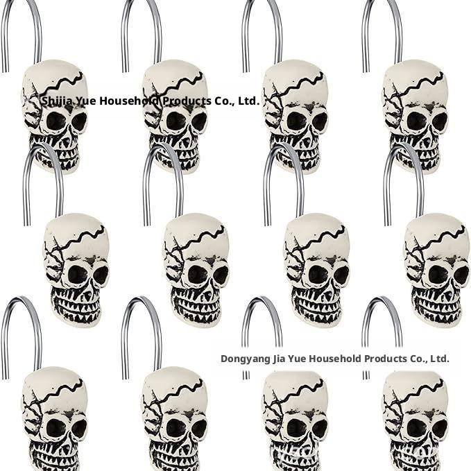 Shower curtain hooks-12 pieces-1 box - Option1