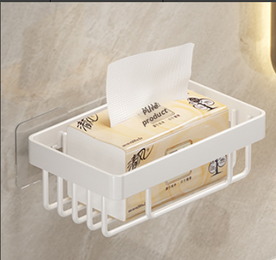 Drawing box shelf-white-19.7 * 11.8 *6cm-carbon steel-1 piece - Option1