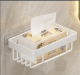 Drawing box shelf-white-19.7 * 11.8 *6cm-carbon steel-1 piece - Option1