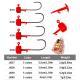 Mushroom-shaped Haircut Fishhook Jig Hook Suit Accessories