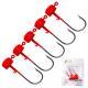 Mushroom-shaped Haircut Fishhook Jig Hook Suit Accessories