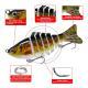 10cm Lure Fishing Bait Plastic Hard Bait Multi-Section Fish With 7 Segments