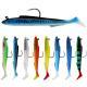 Software-coated Lead T-tail Lure Bionic Fishing Bait