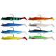 Software-coated Lead T-tail Lure Bionic Fishing Bait