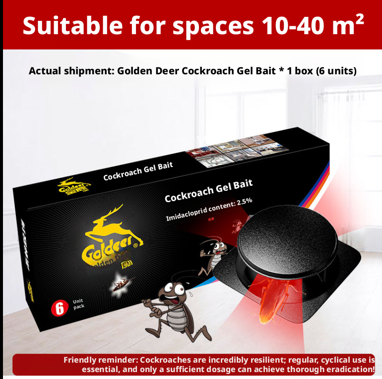 Cockroach killing gel bait-6 pieces-1 box - Option1