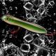 Plastic Bionic Snake-head Pencil Lure With Rattle, Artificial Fishing Lure