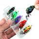 5-Color Set Double Sequin Flattened Reinforced Hook Frog Lure Set