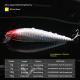 Silver Big-Knife Minnow Lure Bait For Shore Fishing