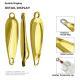 Zinc Alloy Lure Sequins 25g35g5g With Single Hook 7G With Feather