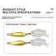Zinc Alloy Lure Sequins 25g35g5g With Single Hook 7G With Feather