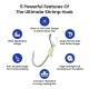 Outdoor Fishing Luminous Shrimp Back Clasp