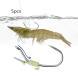 Outdoor Fishing Luminous Shrimp Back Clasp