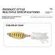 Sequins Colorful Light Sea Water Offset With Feather Hook
