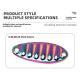 Sequins Colorful Light Sea Water Offset With Feather Hook
