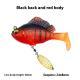 Rotating Sequins T Tail Topmouth Culter Bass Mandarin Fish Bait
