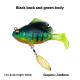 Rotating Sequins T Tail Topmouth Culter Bass Mandarin Fish Bait