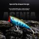 Lure Pineapple 6cm7g Micro Floating Water Tossing Wave Lying Topmouth Culter Black Weever