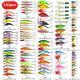 22pcs 58pcs 102pcs Fishing Lure Kits Multi-functional Set Topwater Floating Swimming Lures, Equipped With High Pitch Hook Soft Frogs, Used For Bass Fishing.