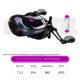 Colorful Magnetic Single Brake Baitcasting Reel - Metal Spool Long Distance Fishing Reel for Casting