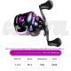 Colorful Magnetic Single Brake Baitcasting Reel - Metal Spool Long Distance Fishing Reel for Casting