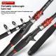 Single Rod Reel Handle Spinning Fishing Rod With A Straight Handle And A Baitcasting Reel
