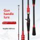 Single Rod Reel Handle Spinning Fishing Rod With A Straight Handle And A Baitcasting Reel