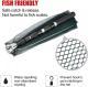 Folding Fishing Pole Landing Net Telescopic  Extending Fly Trout Carp Course Sea