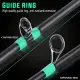 180cm-70.86inch 4 Section Fiberglass Spinner Baitcasting Fishing Rod M Tone Fish Pole Carp Fishing Tackle Accessories