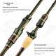 Carbon Spinning Rod With Pistol Grip  Portable Sectioned Fishing