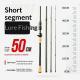 Carbon Spinning Rod With Pistol Grip  Portable Sectioned Fishing