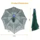 2Pcs Foldable Fishing Bait Nets Trap Crab Net Shrimp Fish Cast Dip Cage