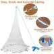 Fishing Cast Net Bait Trap Easy Throw Heavy Duty Hand Cast Net With Chain Sinker Bottom Spread