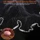 Fishing Cast Net Bait Trap Easy Throw Heavy Duty Hand Cast Net With Chain Sinker Bottom Spread