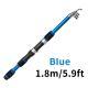 Childrens Telescopic Lure Rod Short Section Glass Steel Hard Pack Snakehead Rod Throw 18 M