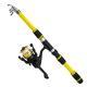 Childrens Telescopic Lure Rod Short Section Glass Steel Hard Pack Snakehead Rod Throw 18 M