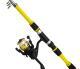 Childrens Telescopic Lure Rod Short Section Glass Steel Hard Pack Snakehead Rod Throw 18 M