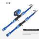 Gun-type Short-section Telescopic Lure Fishing Rod Childrens Fishing Rod Fishing Gear