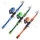 Gun-type Short-section Telescopic Lure Fishing Rod Childrens Fishing Rod Fishing Gear