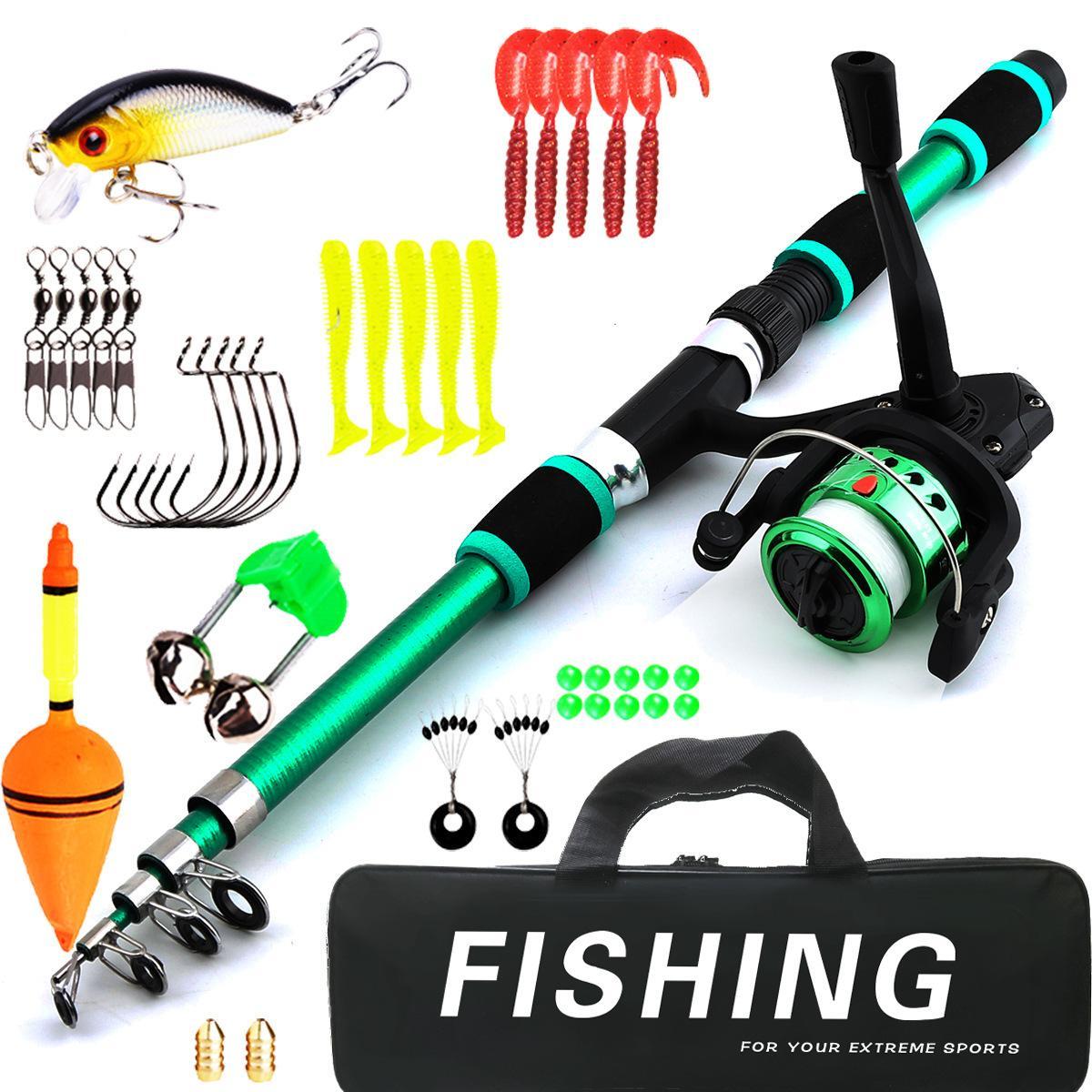 Pole And Wheel Suit Novice Childrens Fishing Rod