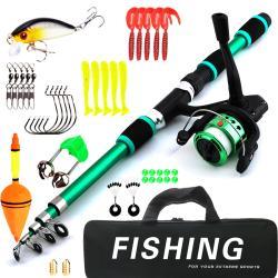 Pole And Wheel Suit Novice Childrens Fishing Rod