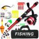 Pole And Wheel Suit Novice Childrens Fishing Rod