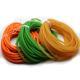 2-8mm Solid Fluorescent Latex High Resilience Projectile Toys Fishing Slingshot Durable Round Leather