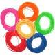 2-8mm Solid Fluorescent Latex High Resilience Projectile Toys Fishing Slingshot Durable Round Leather