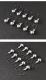 Reinforced Jig Hook 10 PCs Primary Color Lure Fishhooks