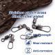 8-shaped Ring American Swivel B- Type Pin Quick Connector Lure Fishing Supplies Connection 8-word Ring