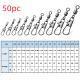 8-shaped Ring American Swivel B- Type Pin Quick Connector Lure Fishing Supplies Connection 8-word Ring