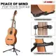 5 Core Guitar Stand Floor Adjustable Heavy Duty W Neck Holder For Acoustic Electric Classic Bass - GSH HD BLK