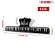 5Core Music Sheet Page Holder Clip Black Durable Plastic Music Score Fixed Clips
