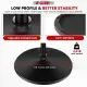 5 Core Microphone Stand 3 Level Height Adjustable 24-67" W Heavy Duty Round Base Floor Mic Stands