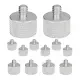 5 Core Mic Stand Adapter 12 Pieces 3/8 Male To 5/8 Female Screw Thread Conversion Connector For Microphone Stands Boom Arms Camera Tripod - MS ADP M SLV 38M-58F 12PCS